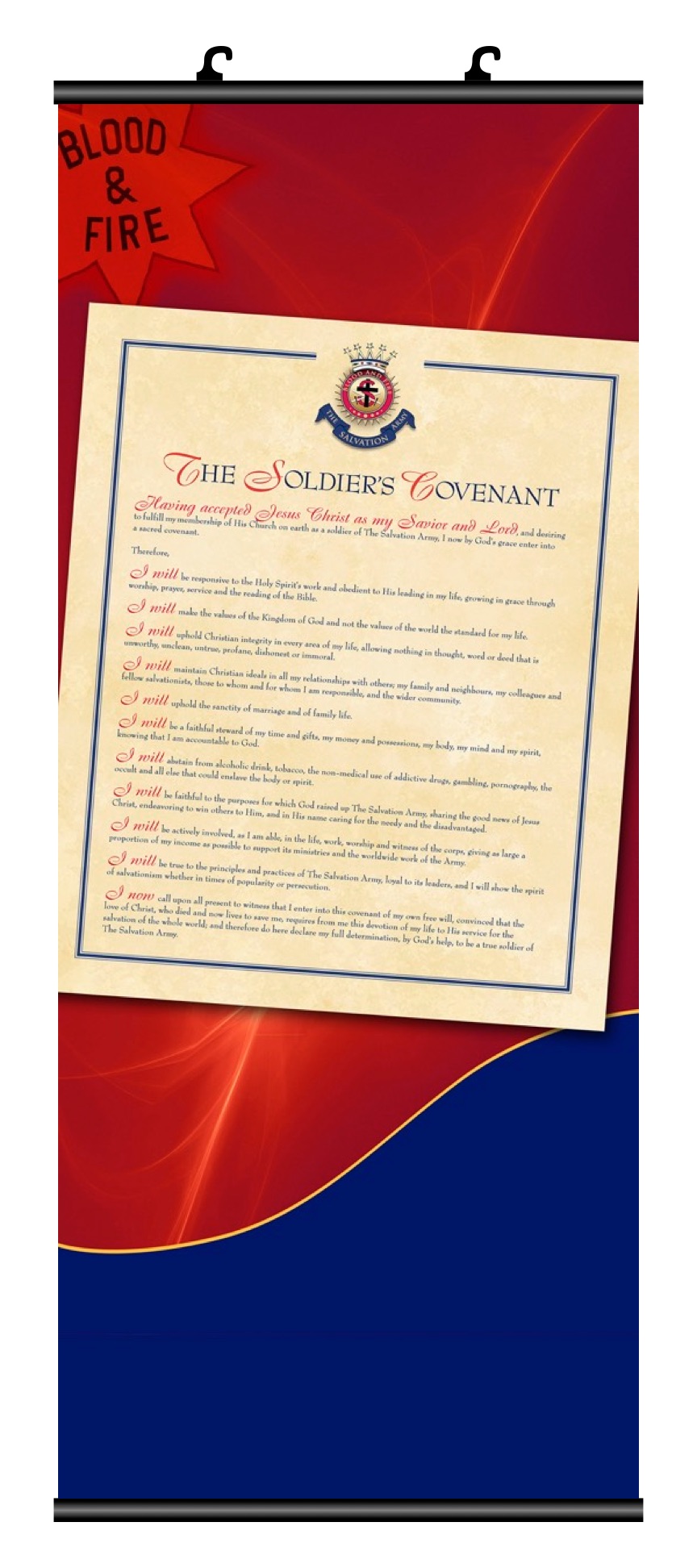 English Soldiers Covenant Banner