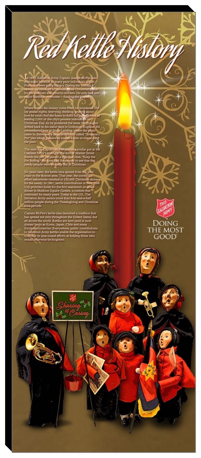 Red Kettle History Canvas