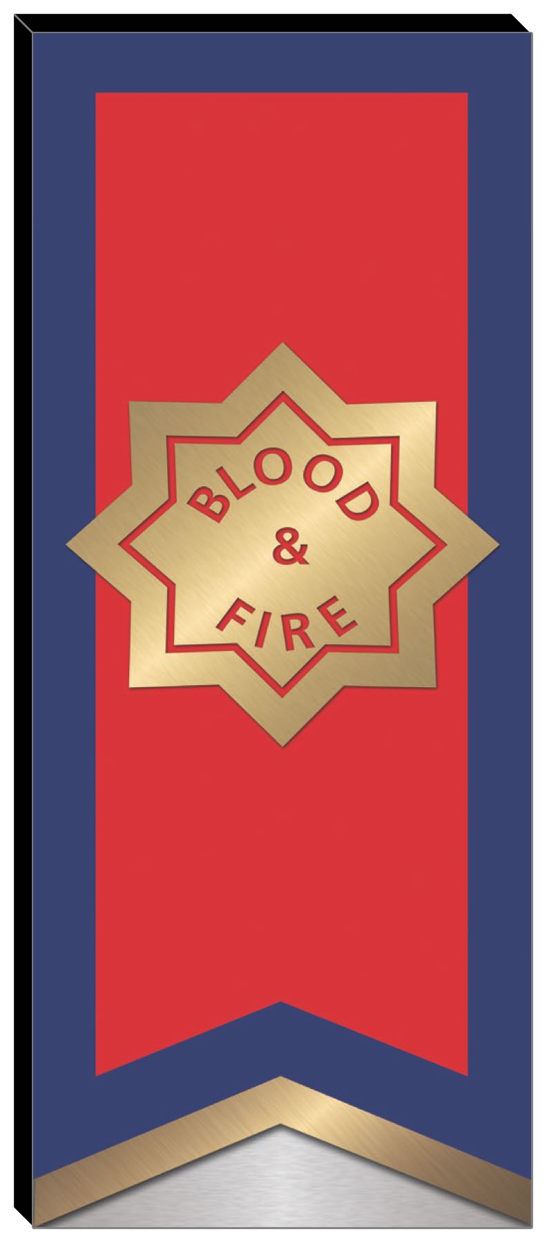 Blood & Fire Pennant Canvas