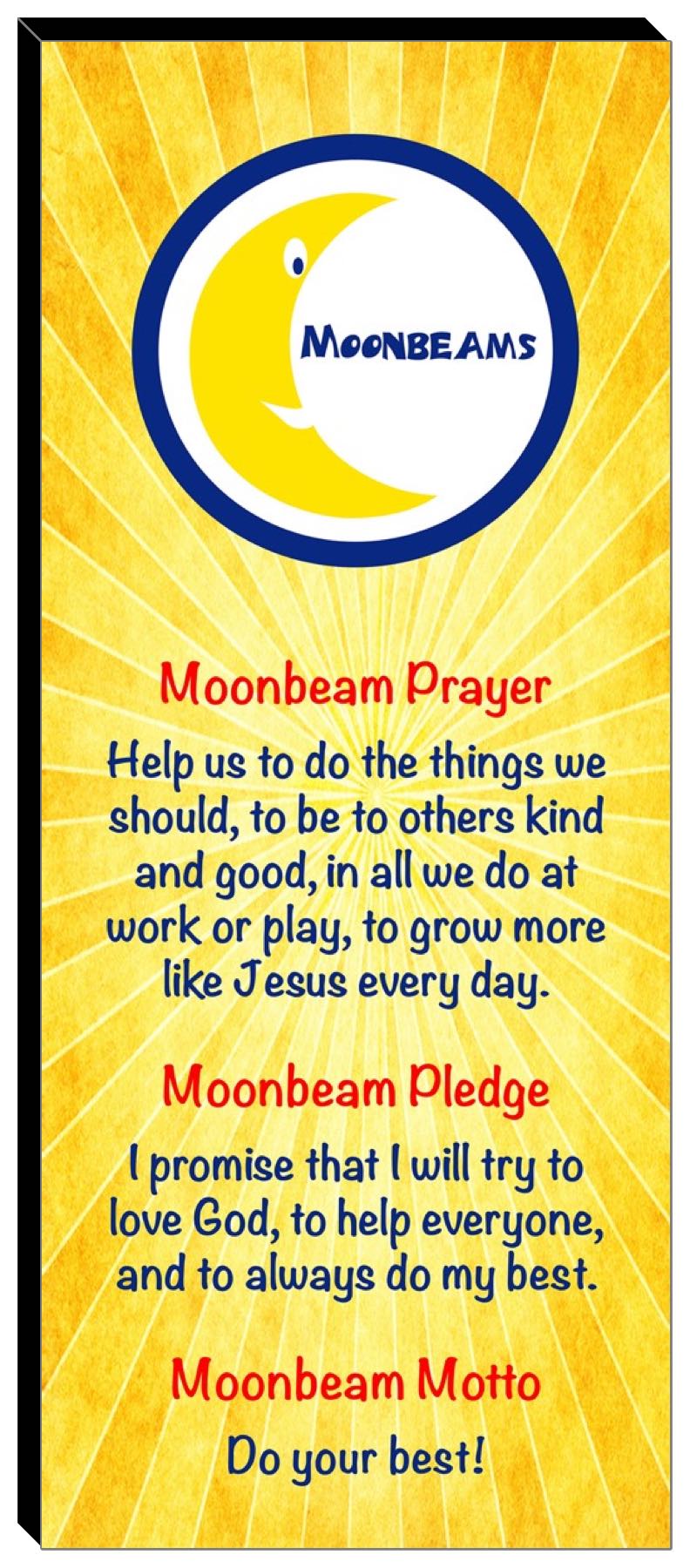 Moonbeam Prayer Canvas