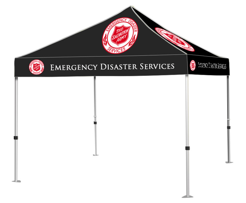 Emergency Disaster Services Tent in Black