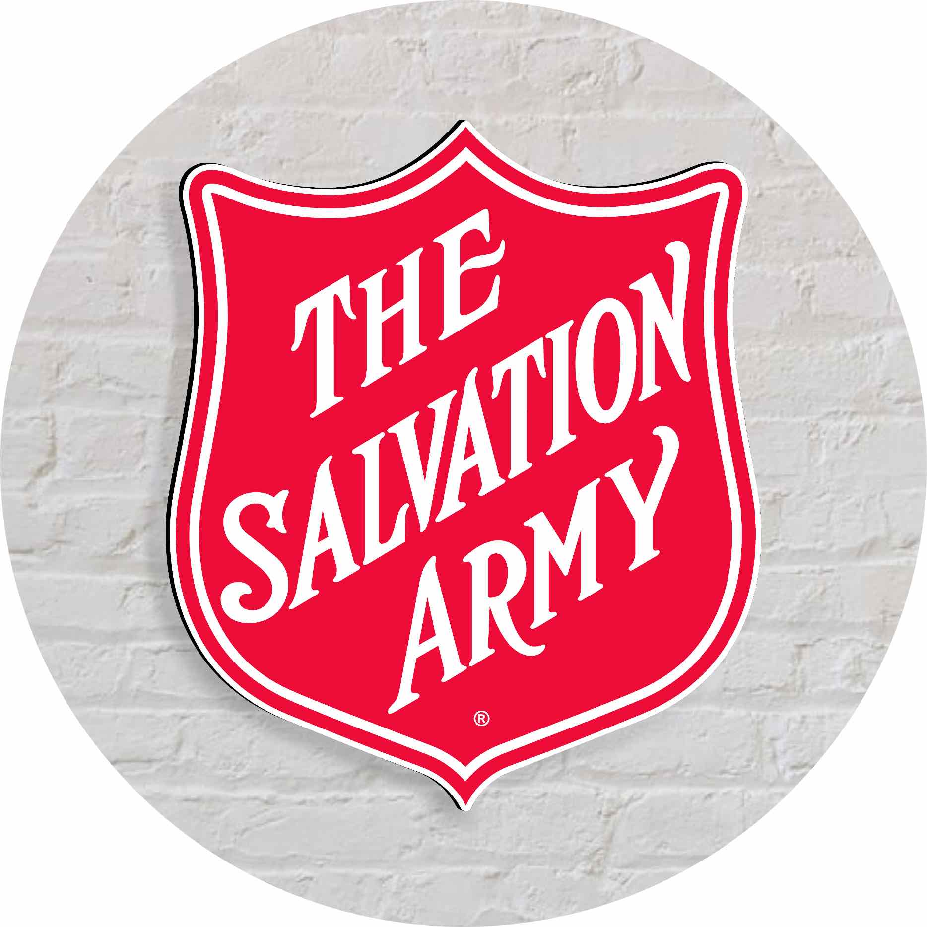 aluminum salvation army shields for mounting