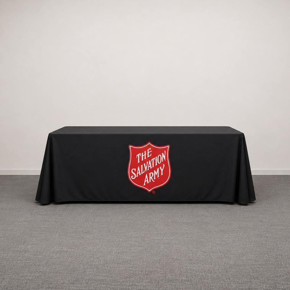 Table Throws For With Salvation Army Logo