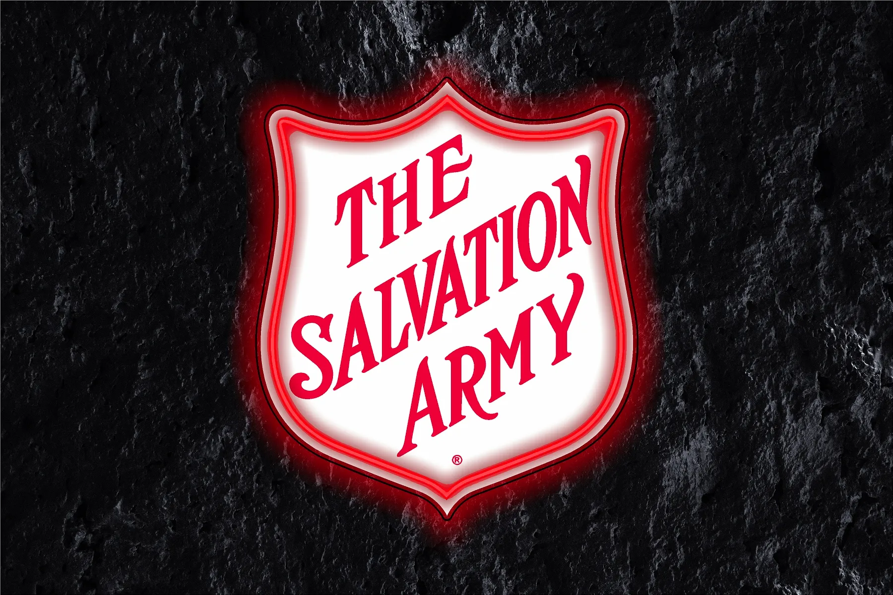 Large Red Salvation Army Shield for wall mounting