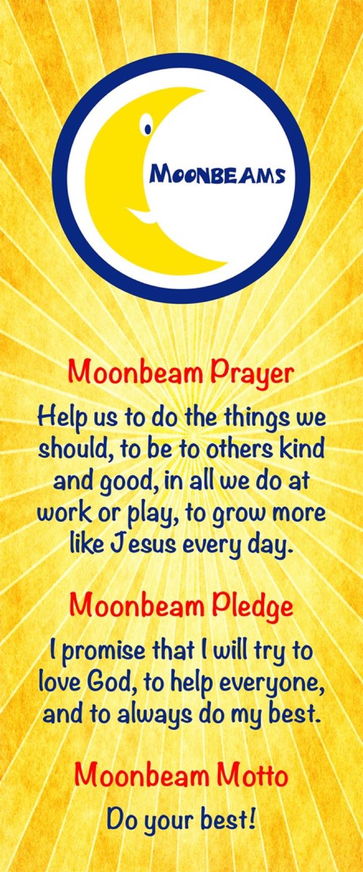 Moonbeam Prayer Poster