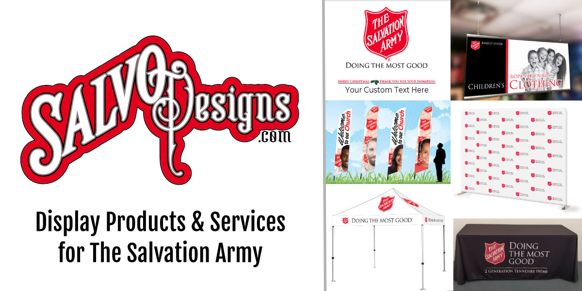 Red Shield Exterior Signs | SalvosDesigns Visual Products